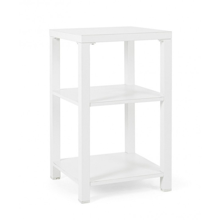 Atlantic бял алуминиев рафт 55x55x90 см