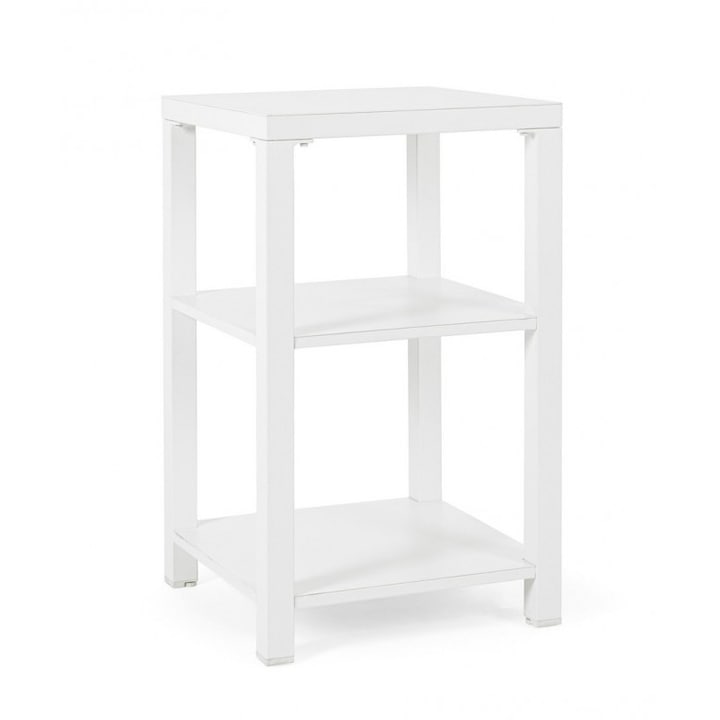 Atlantic бял алуминиев рафт 55x55x90 см