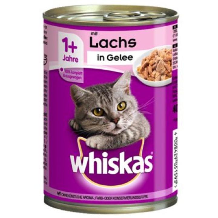 Hrana umeda pisici Whiskas, Somon 400g