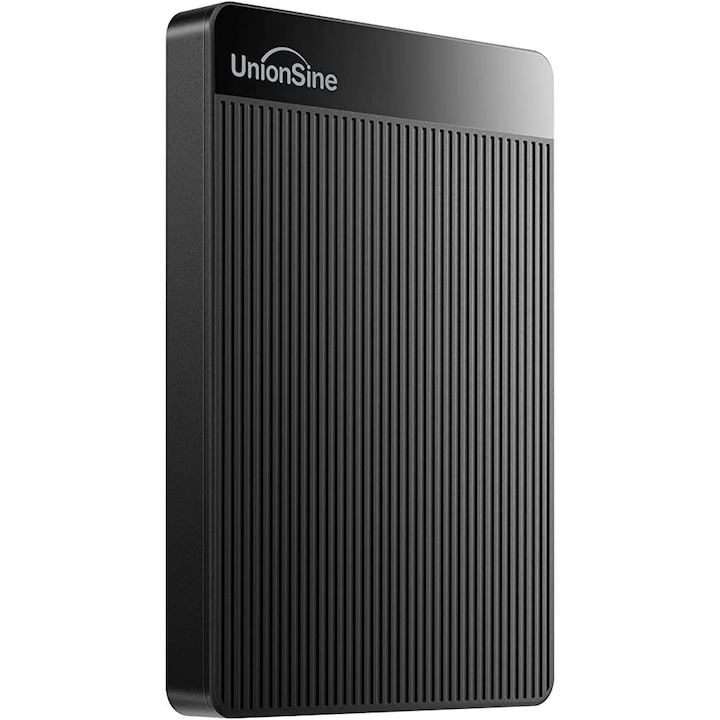 HDD extern UnionSine HD2510 500gb, 2.5'', USB 3.0, negru