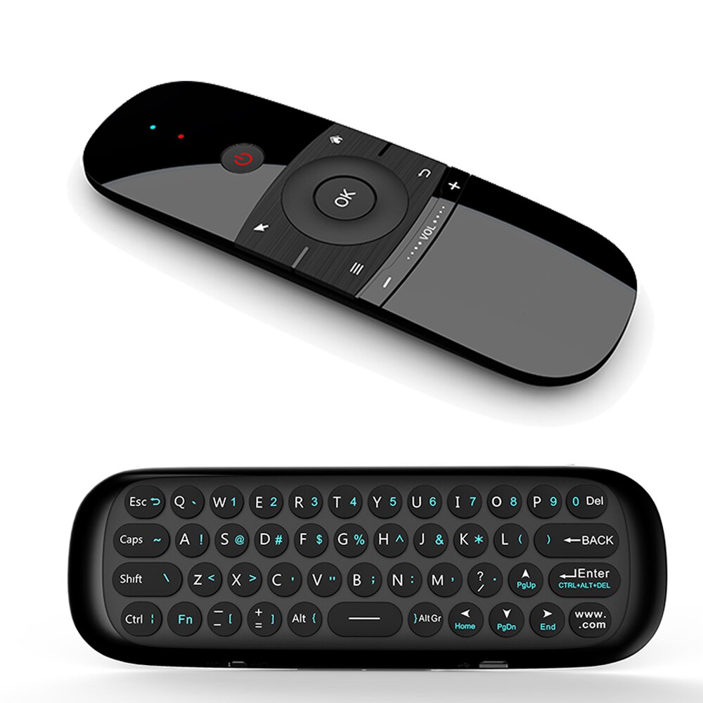 June Lol Pub Telecomanda smart, WeChip, cu Air Mouse si tastatura full Qwerty pentru  Android TV, PC, Mac, Proiector, TV box - eMAG.ro