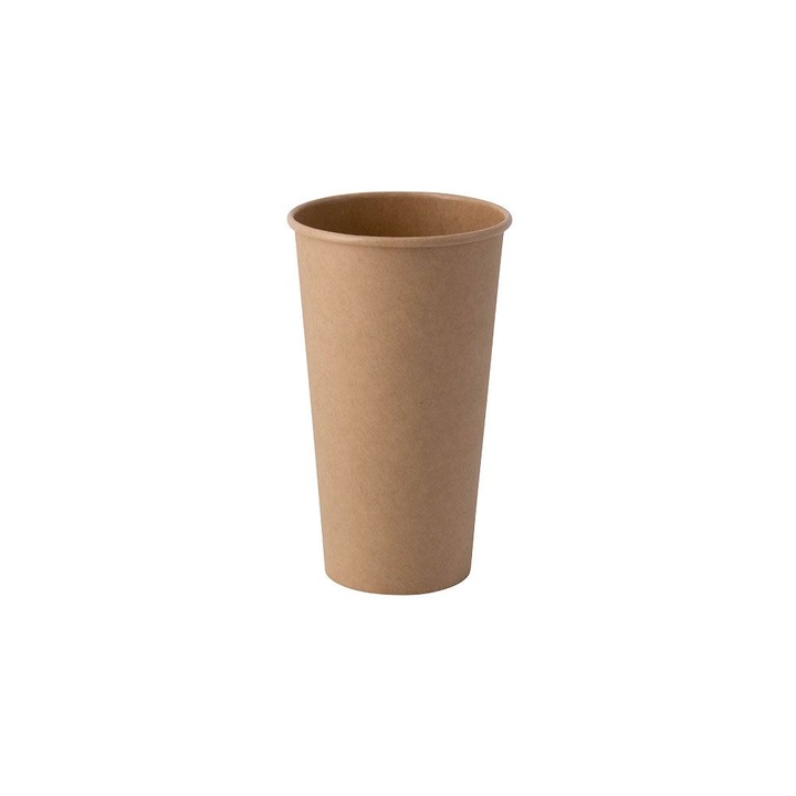 50 db fehérítetlen, biológiailag lebomló pohár, karton, 600ml/20oz