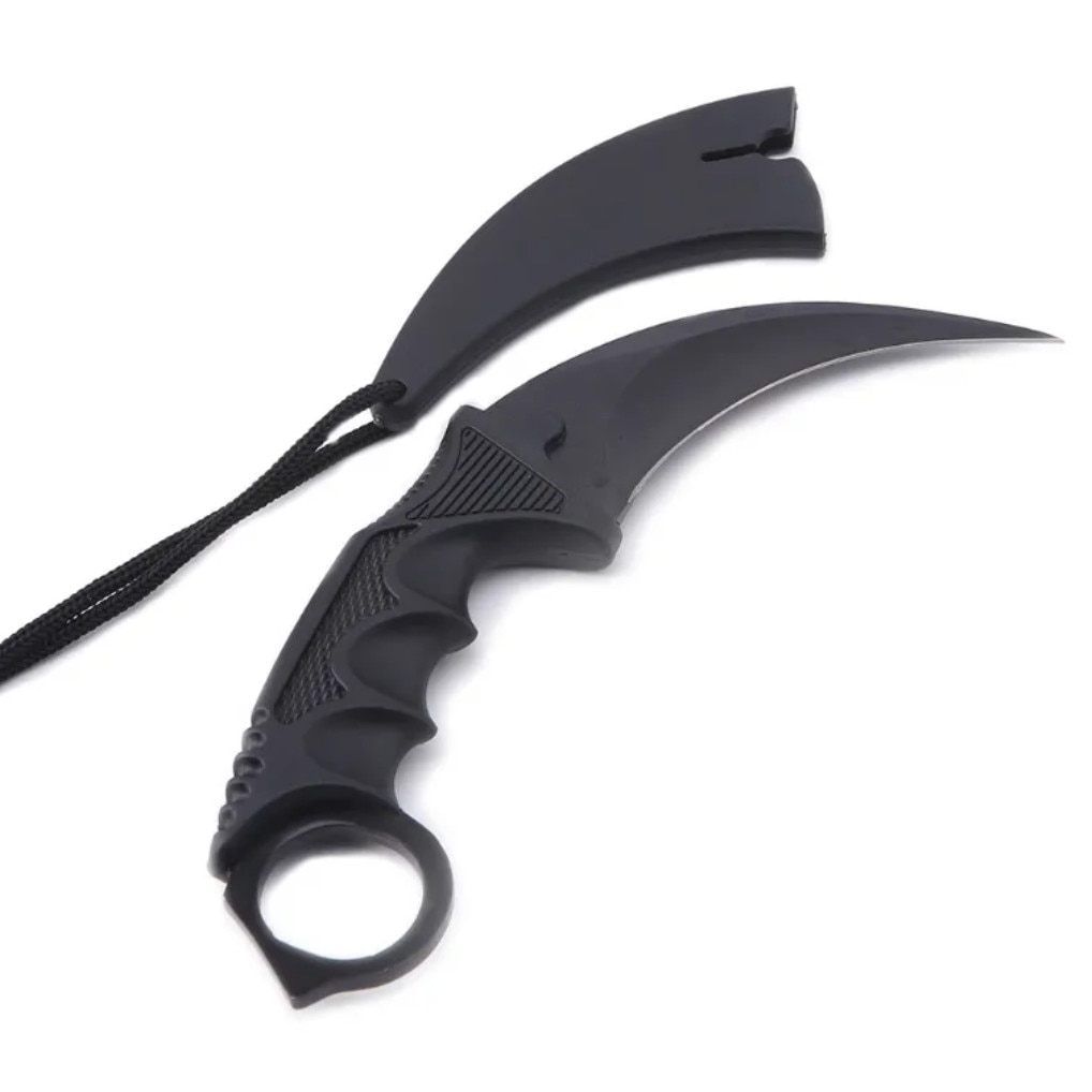 Cutit CS-GO Counter Strike Karambit, Fara Tais, Negru, 19 cm - eMAG.ro