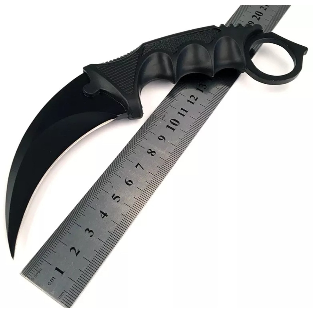 Cutit CS-GO Counter Strike Karambit, Fara Tais, Negru, 19 cm - eMAG.ro
