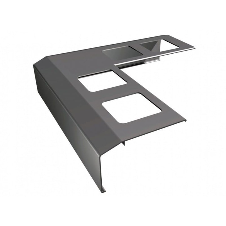 Colt exterior 90° pentru profile K301, Gri, Renoplast