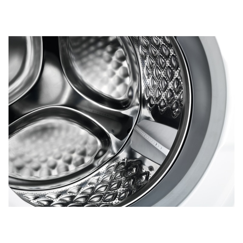 Masina de spalat rufe frontala AEG LFR83844VE, ProSteam, PowerClean 59, 1400rpm, Aqua control, 8 kg, Clasa A, alb