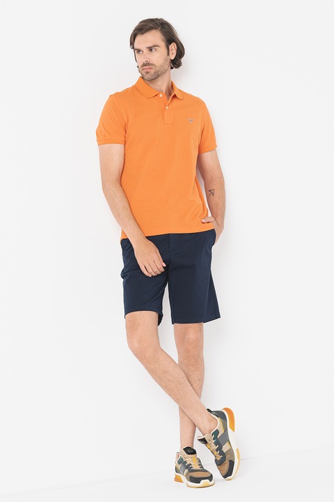 United Colors of Benetton, Egyszínű chino bermudanadrág, Tengerészkék