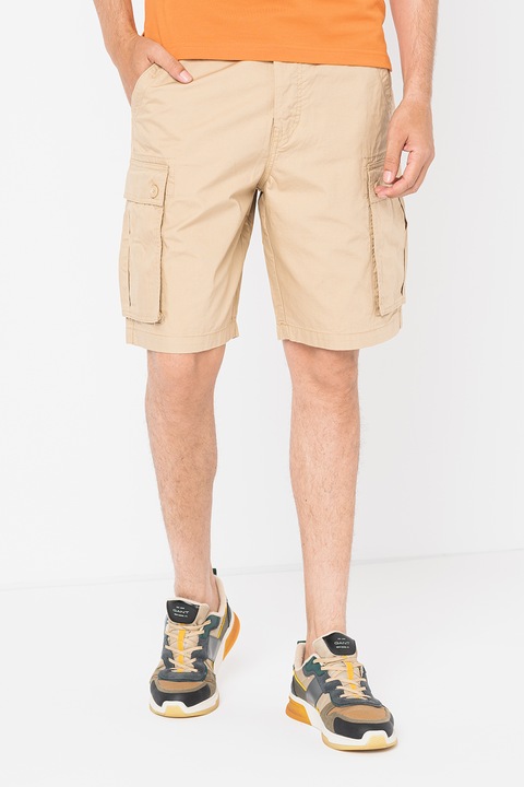 United Colors of Benetton, Bermude cargo de bumbac, Bej