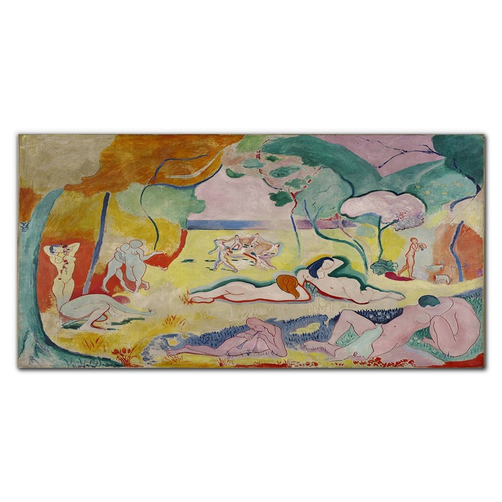 Vászonkép, Coloray, Négyszögletes, Az Élet Boldogsága, Zöld, 140x70 cm, 010030010100000016555
