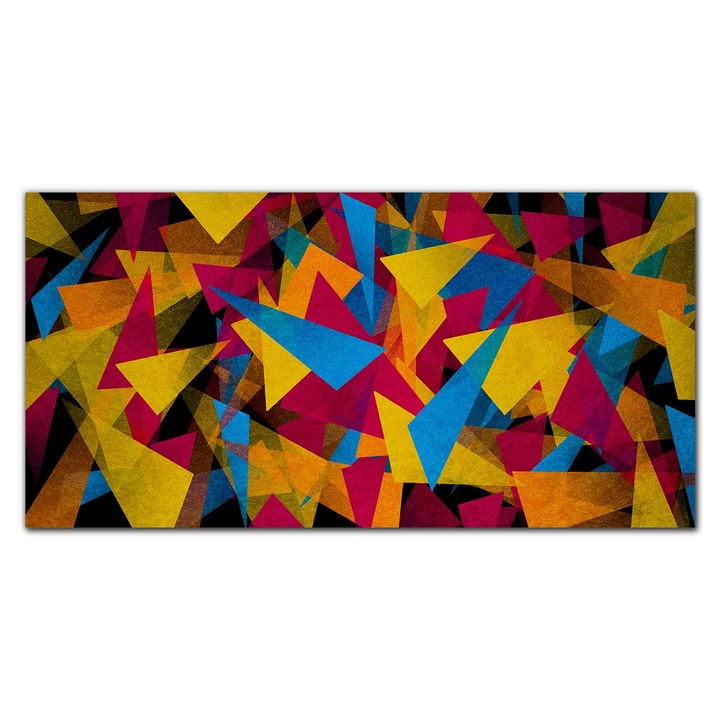 Картина върху платно, Coloray, Дървена рамка, Абстрактна картина, Многоцветна, 140x70 см, 010030010100000049040