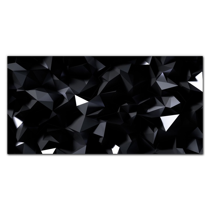 Vászonkép, Coloray, Négyszögletes, Geometriai Absztrakt Háromszögek Festése, Többszínű, 100x50 cm, 010030010010000049115