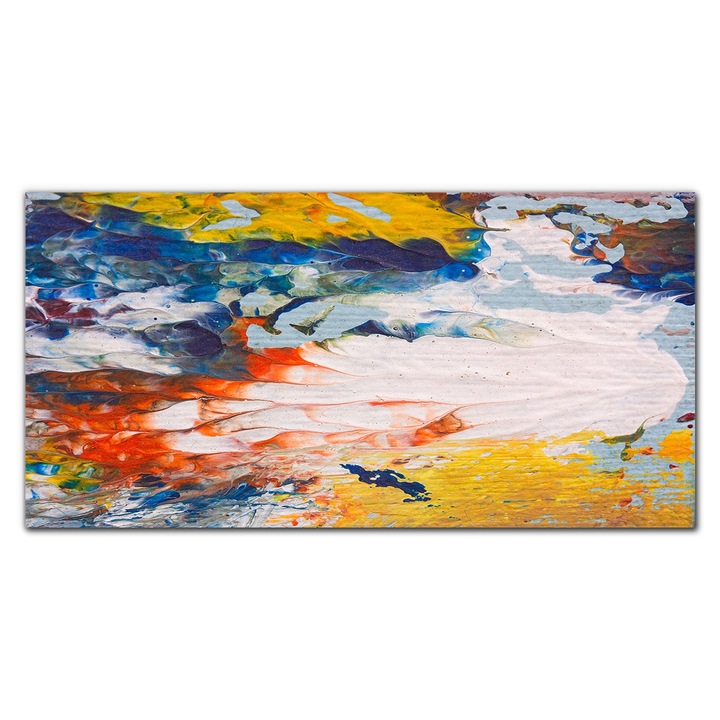 Vászonkép, Coloray, Négyszögletes, Festmény Absztrakt Művészet, Többszínű, 140x70 cm, 010030010100000048968