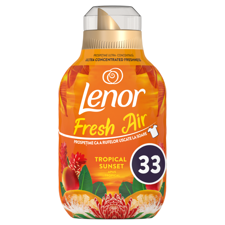 Balsam de rufe Lenor Fresh Air Tropical Sunset, 462 ml, 33 spalari