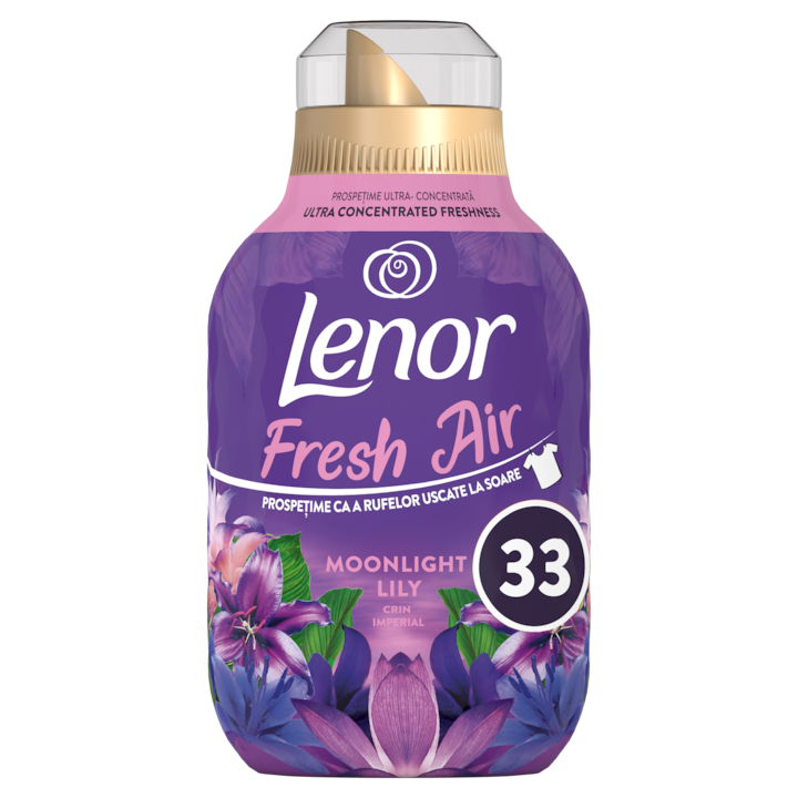 Balsam de rufe Lenor Fresh Air Moonlight Lily, 462 ml, 33 spalari