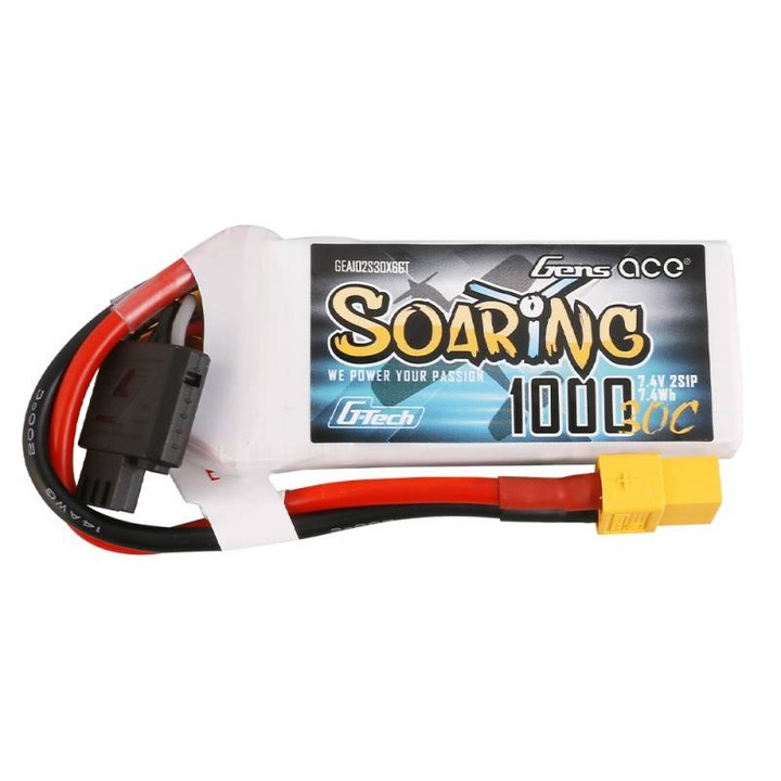 Baterie Gens Ace G-Tech Soaring 1000mAh 7.4V 30C 2S1P XT60