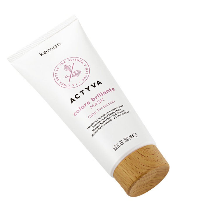Kemon Actyva Colore Brillante Protection and Shine Mask masca pentru intarire pentru stralucirea si protejarea parului vopsit 200 ml