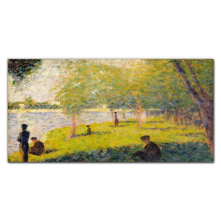 Vászonkép, Coloray, Négyszögletes, La Grande Jatte, Zöld, 140x70 cm, 010030010100000017713