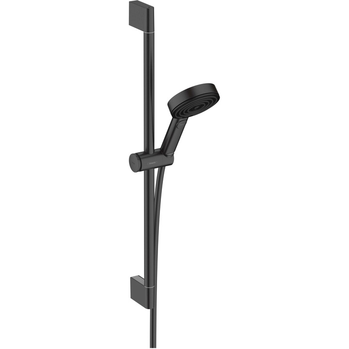 Coloana de dus Hansgrohe Pulsify Select 24161670, 1/2'', 670 mm, 3 pulverizari, anti-calcar, mat, negru