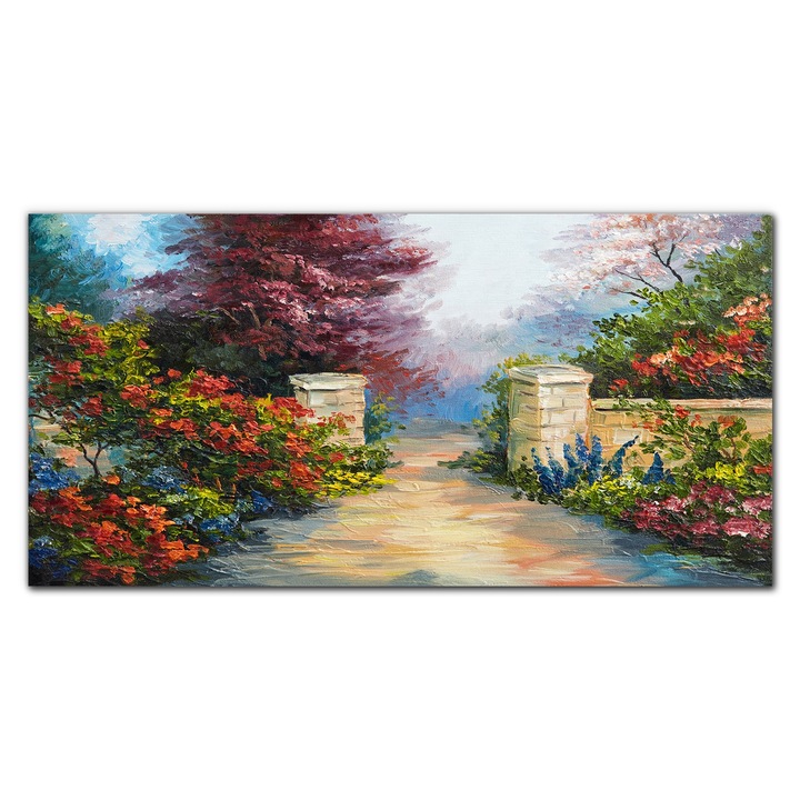 Картина на платно, Coloray, Дървена рамка, Картини за стена Цветя Дървета Арт, Многоцветен, 120x60 см, 010030010060000052338