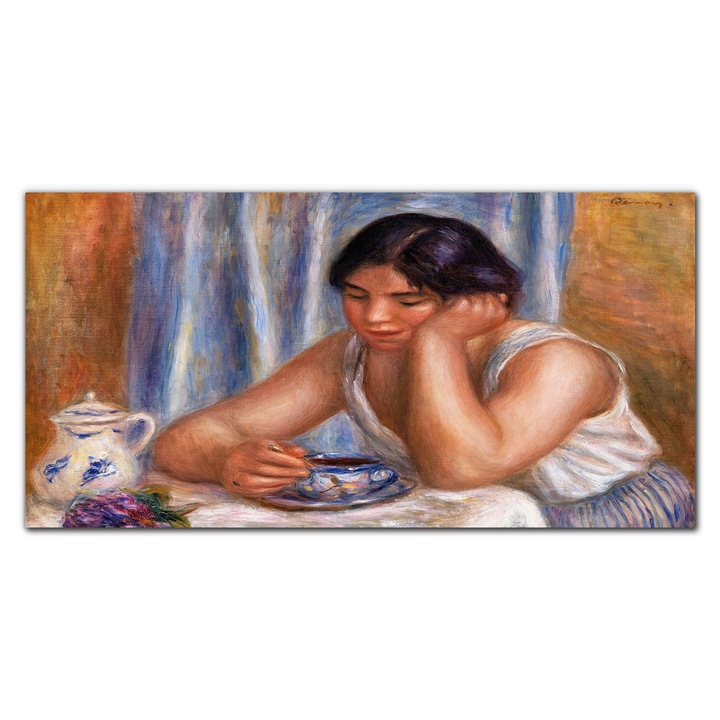 Vászonkép, Coloray, Négyszögletes, Festés Nők Kávéscsésze Art, Többszínű, 100x50 cm, 010030010010000018432
