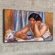 Vászonkép, Coloray, Négyszögletes, Festés Nők Kávéscsésze Art, Többszínű, 100x50 cm, 010030010010000018432