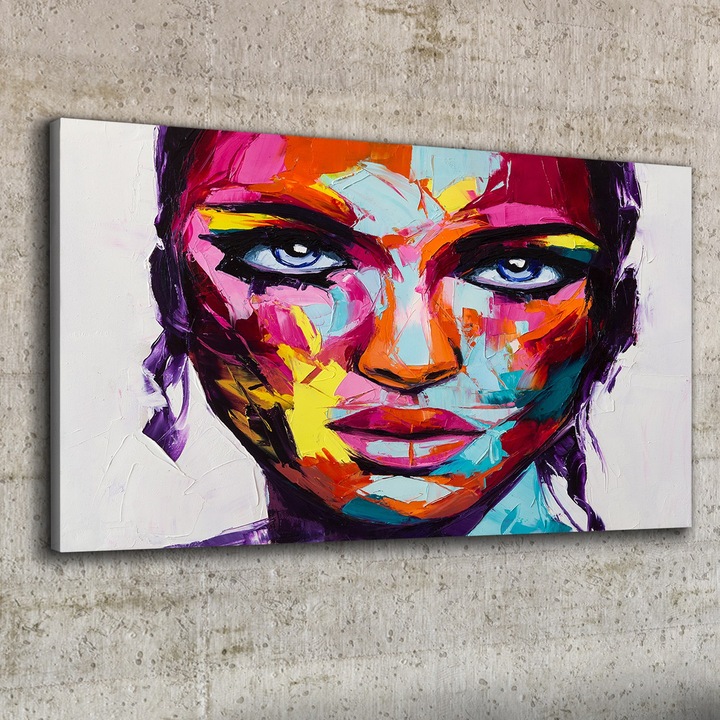 Vászonkép, Coloray, Négyszögletes, Festmény Absztrakt Nők Art, Többszínű, 100x50 cm, 010030010010000052691