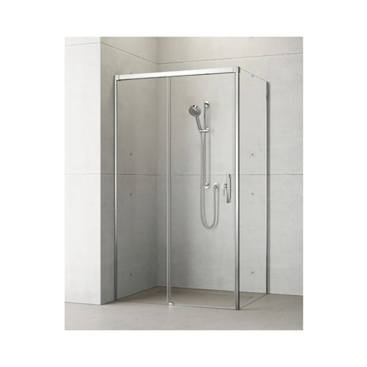 Usa Cabina de Dus Radaway Idea KDJ 120 cm Stanga Sticla Transparenta Profil Crom