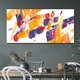 Vászonkép, Coloray, Négyszögletes, Festmény Absztrakt Művészet, Rózsaszín, 120x60 cm, 010030010060000048960