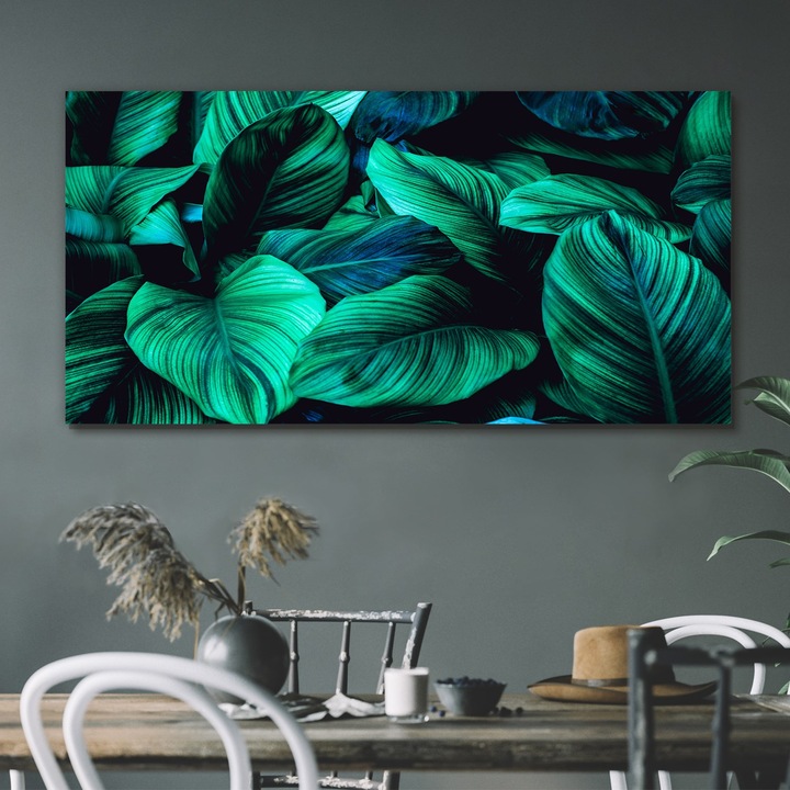 Vászonkép, Coloray, Négyszögletes, Festés Virágok Levelek Növény, Többszínű, 120x60 cm, 010030010060000049171