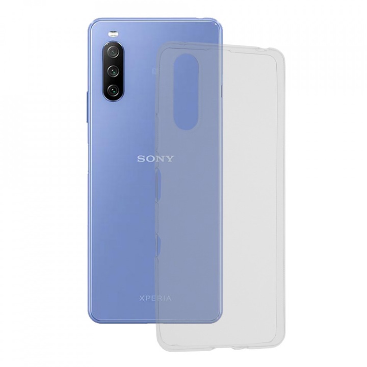 Кейс за Sony Xperia 10 III, Techsuit Clear Silicone, Transparent