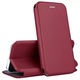 Husa tip carte Elegance Wallet compatibila cu Samsung Galaxy A20e, functie buzunar, visiniu