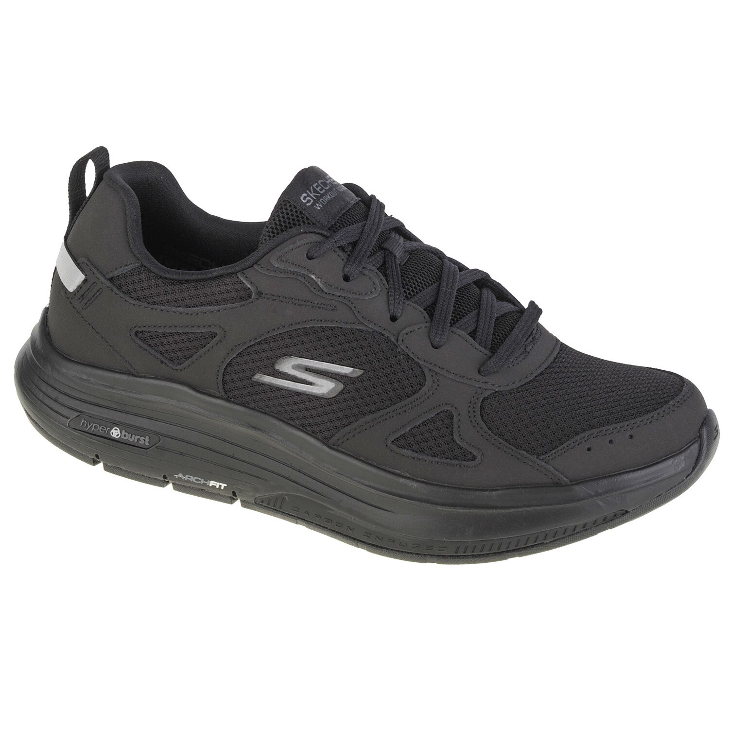 Sneakers, Skechers Go Walk Workout Walker 216441-BBK, Negru, 47 EU