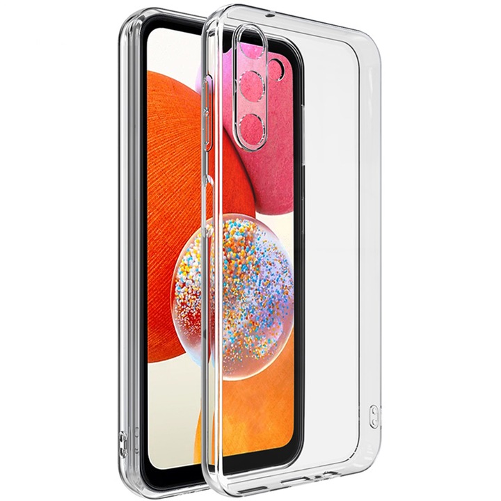 1 мм силиконов калъф за Samsung Galaxy A55, ОПТИМАЛНО РЕШЕНИЕ, Гъвкав TPU, Slim Fit, Издръжлив, Кристално чист, Optim Protection Technology, Прозрачен