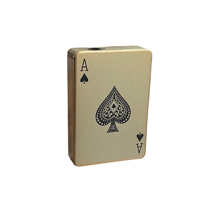 Bricheta metalica Gentelo AS, reincarcabila cu gaz, flacara antivant reglabila, aprindere prin glisare laterala, cutie pentru cadou inclusa, multicolor