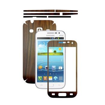 Folie de protectie Carbon Skinz, Husa de tip Skin Adeziv pentru Carcasa, Lemn Nuc Inchis dedicata Samsung Galaxy Win Folie de protectie Carbon Skinz, Husa de tip Skin Adeziv pentru Carcasa, Lemn Nuc Inchis dedicata Samsung Galaxy Win