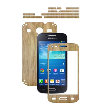 Folie de protectie Carbon Skinz, Husa de tip Skin Adeziv pentru Carcasa, Lemn Stejar dedicata Samsung Galaxy Core Plus Folie de protectie Carbon Skinz, Husa de tip Skin Adeziv pentru Carcasa, Lemn Stejar dedicata Samsung Galaxy Core Plus