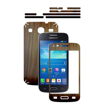 Folie de protectie Carbon Skinz, Husa de tip Skin Adeziv pentru Carcasa, Lemn Nuc Inchis dedicata Samsung Galaxy Core Plus Folie de protectie Carbon Skinz, Husa de tip Skin Adeziv pentru Carcasa, Lemn Nuc Inchis dedicata Samsung Galaxy Core Plus