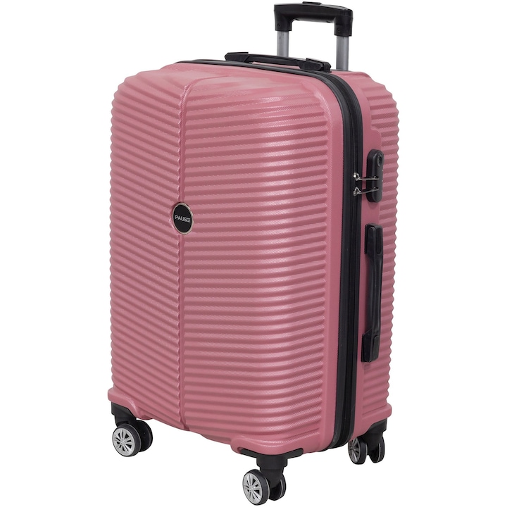 Куфар PAUSE, 55 x 35 x 26, Розово златисто