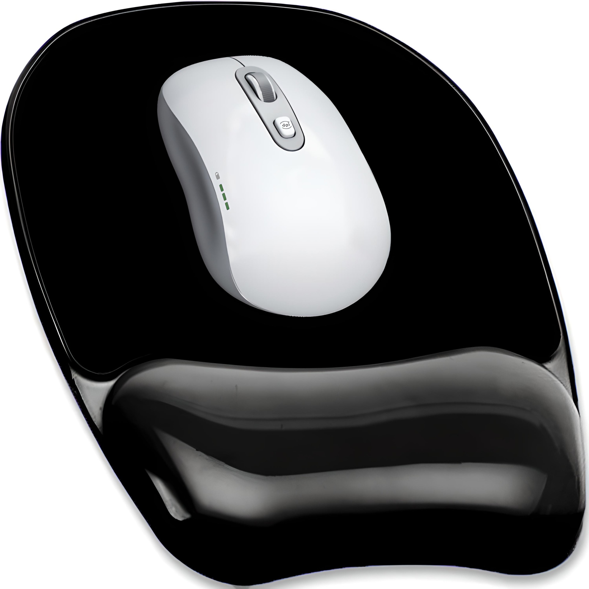 Mousepad Ergonomic cu Gel, 25x20cm, Negru eMAG.ro