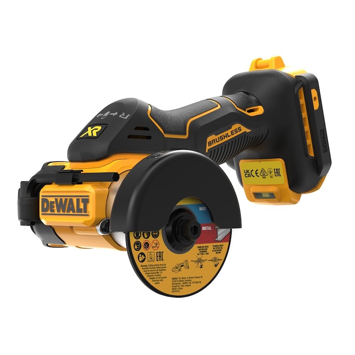 Polizor unghiular Dewalt DCS438N, 76mm, fara acumulator