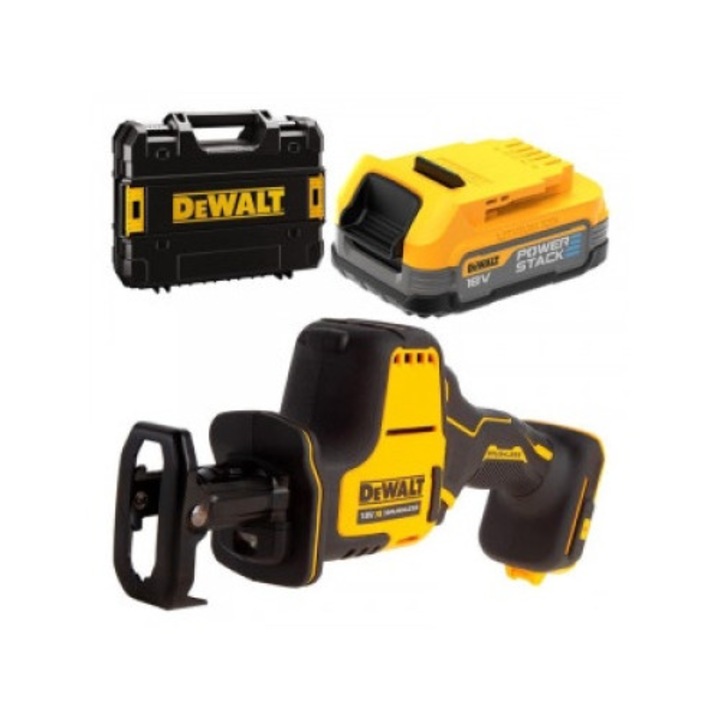 Fierastrau sabie Dewalt DCS369E1T, 18V, cu acumulator