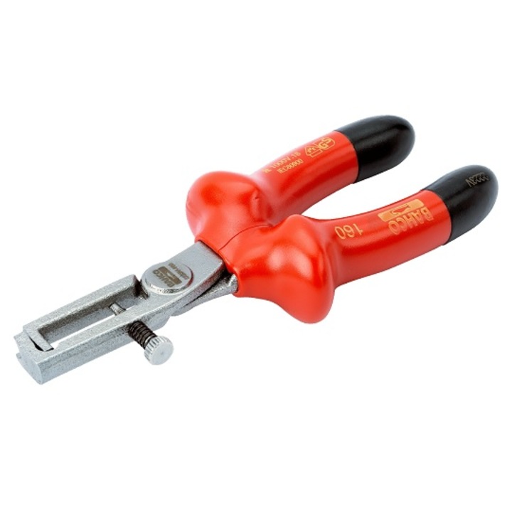 Drótfogó, Bahco, 0,5-5mm, Narancs/Ezüst