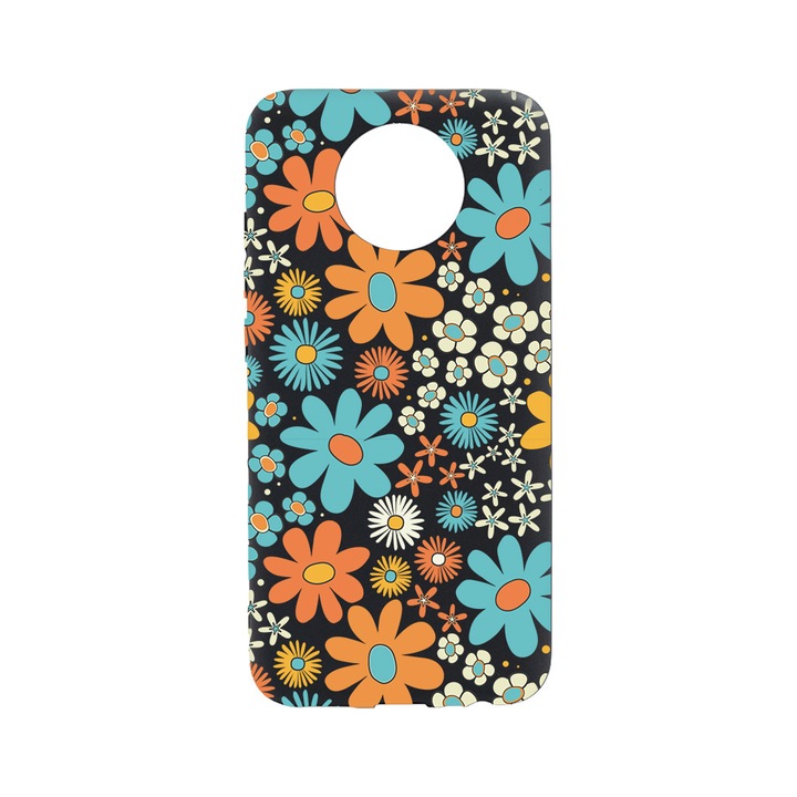 BestCase Slim Szilikon 0.8MM telefontok, Nokia C20, Spring Flowers, B 967