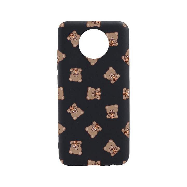 BestCase Slim Szilikon 0.8MM telefontok, Nokia C20, Teddy Bear Pattern, B 974