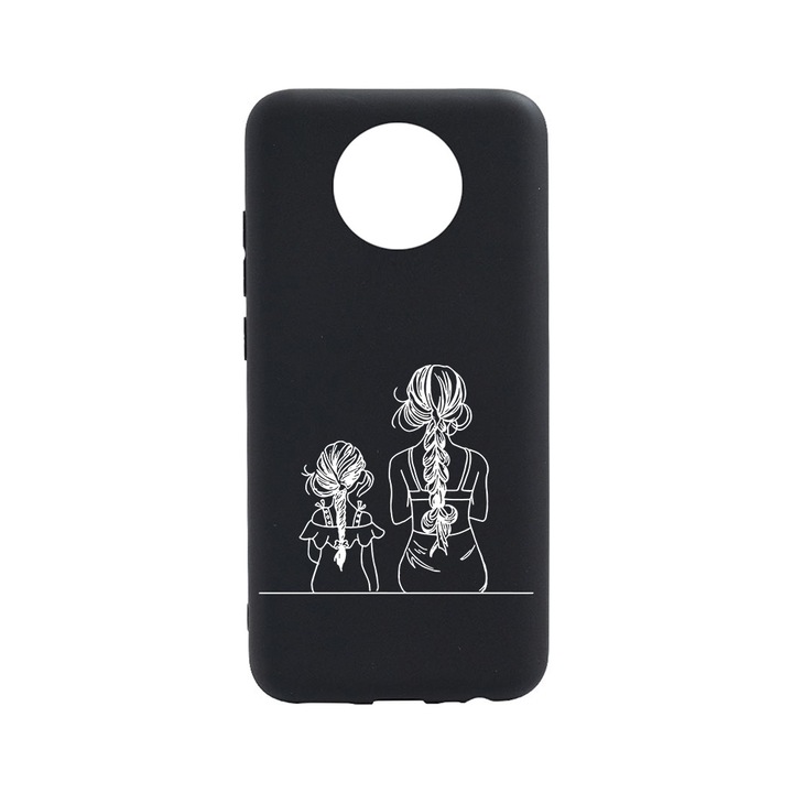 BestCase Slim Szilikon 0.8MM telefontok, Nokia C20, Mom And Daughter, B 1048