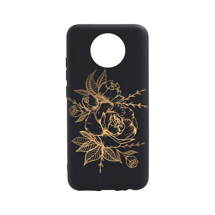 BestCase Slim Szilikon 0.8MM telefontok, Nokia C10, Golden Rose, B 989