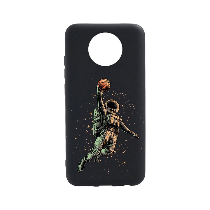 BestCase Slim Szilikon 0.8MM telefontok, Nokia C20, Astronaut Basketball, B 1003