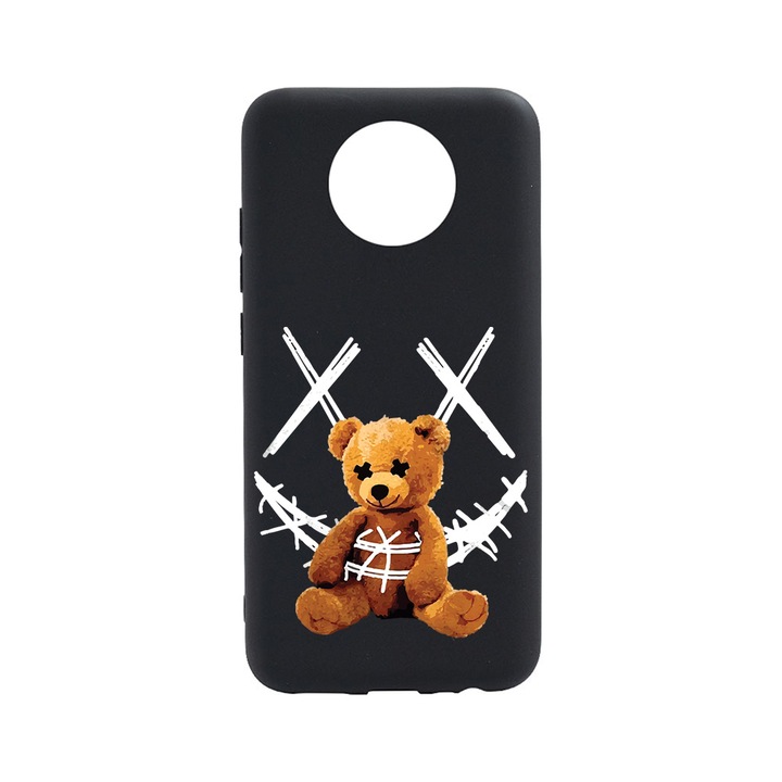 BestCase Slim Szilikon 0.8MM telefontok, Nokia C20, Teddy Bear Smile, B 982