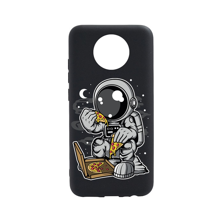 BestCase Slim Szilikon 0.8MM telefontok, Nokia C20, Astronaut Pizza, B 1004