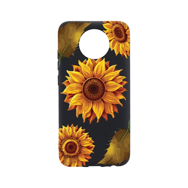 BestCase Slim Szilikon 0.8MM telefontok, Nokia C10, Sun Flower, B 1070